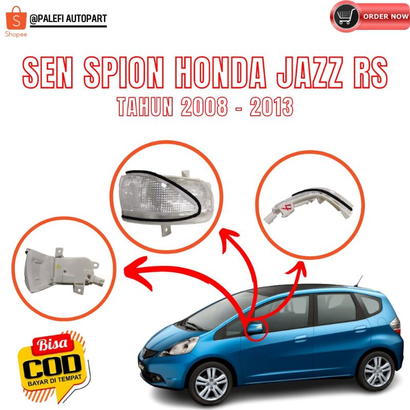 lampu sen spion mobil jazz RS 2008 2009 2010 2011 2012 2013