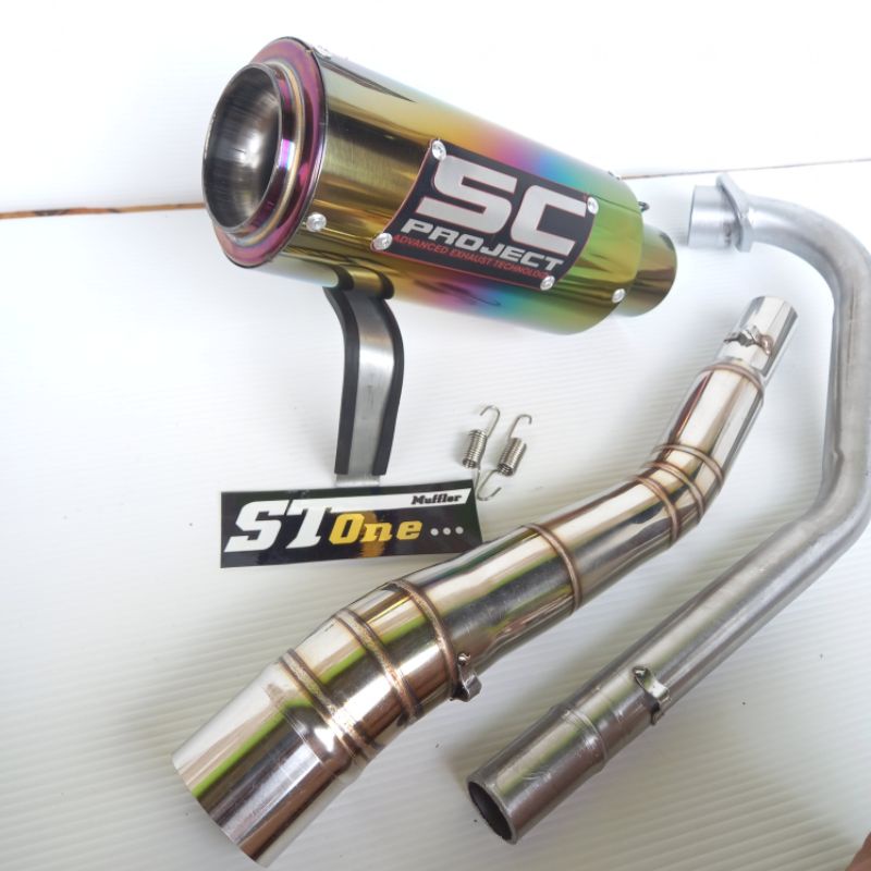 Knalpot Sc project Rainbow verza Vixion satriaFu cbr150 cb150r mx king mx old new cb150r