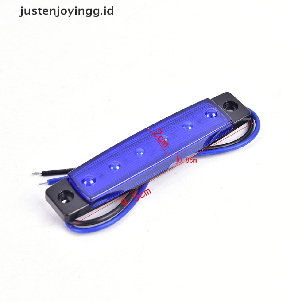 1 Pc Lampu Indikator 6 Led 12V Untuk Samping Trailer