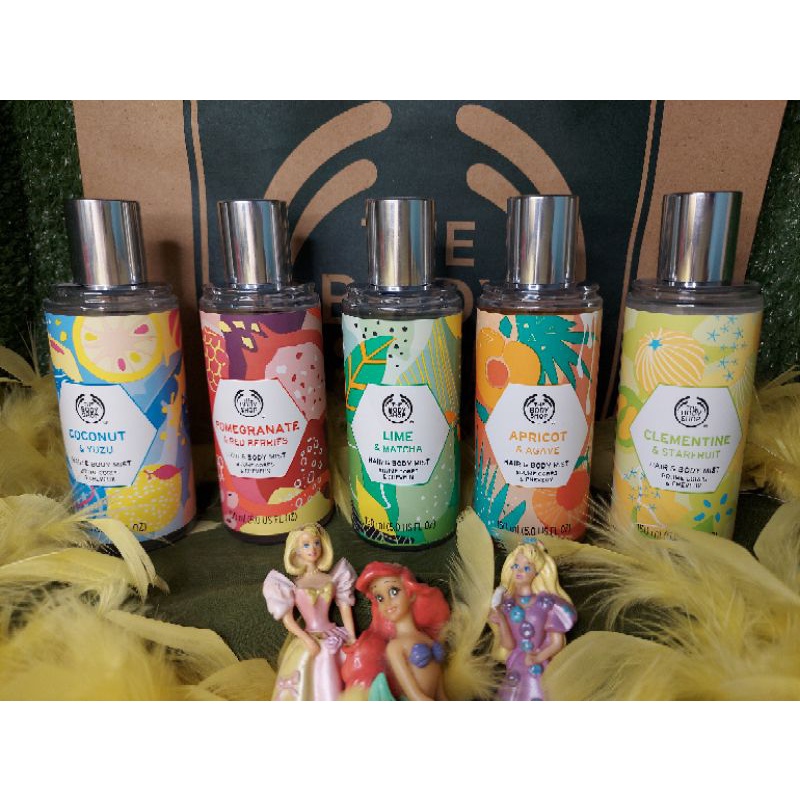 the body shop hair & body mist / hair and body mist the body shop