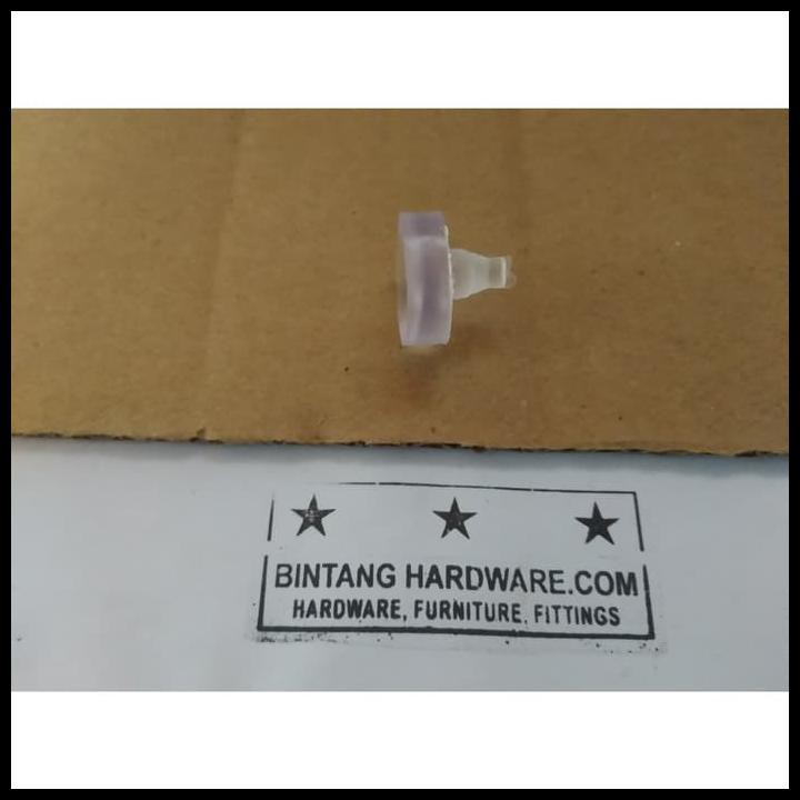 Ambalan Kop Kaca Karet Bulat Bening Transparan Tatakan Meja Kaca Murah