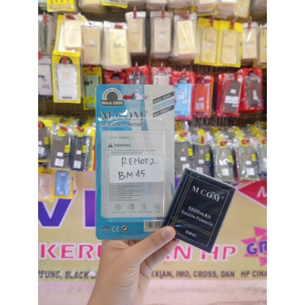 BATRE MCOM DOUBLE POWER REDMI NOTE 2 BM45