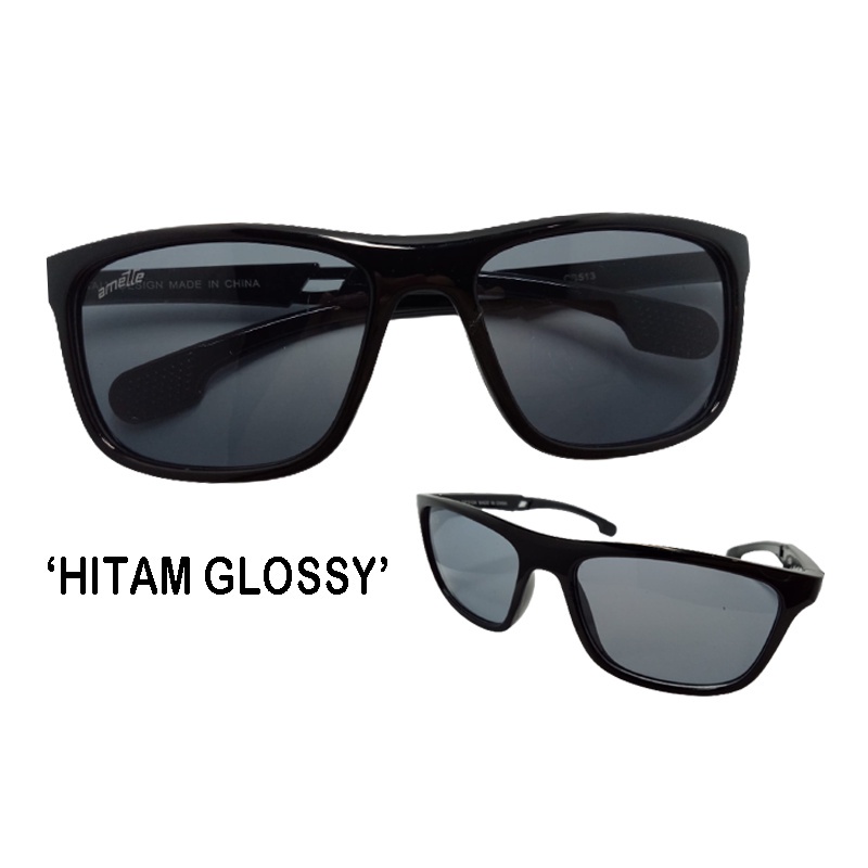 Kacamata Hitam Pria Keren Polarized Original Sunglasses Anti silau Kelas Premium / kacamata hitam an