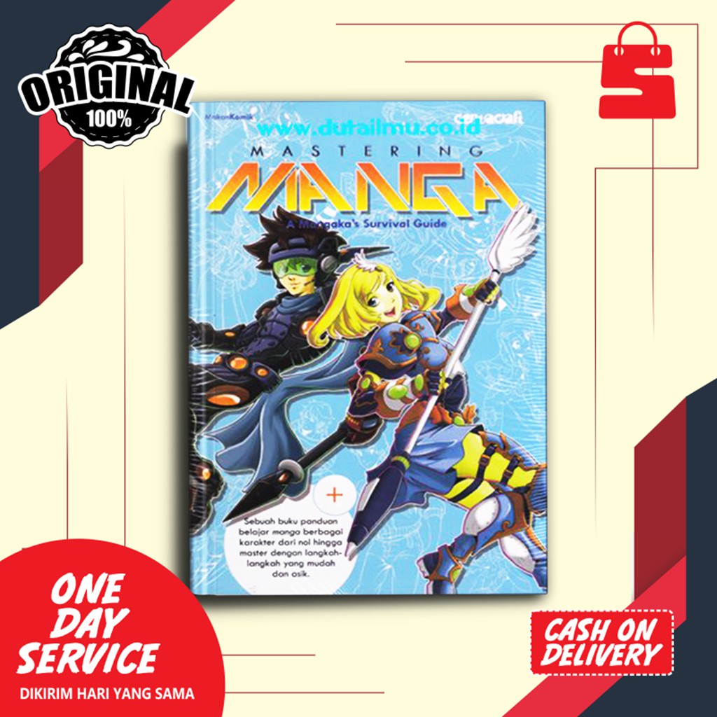 BUKU BELAJAR MENGGAMBAR: MASTERING MANGA | Shopee Indonesia