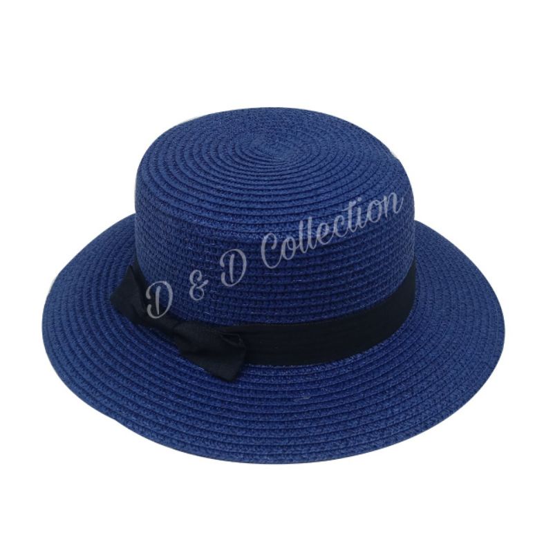 Topi Pantai Anak Boater Hat-Navy