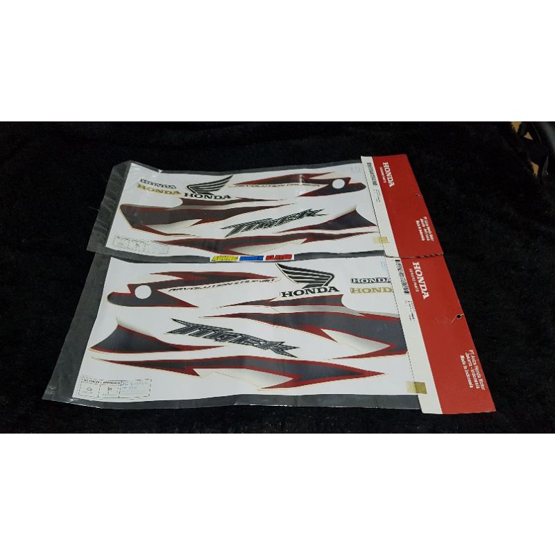 Striping honda tiger revo pece putih albino 2010 2011 original