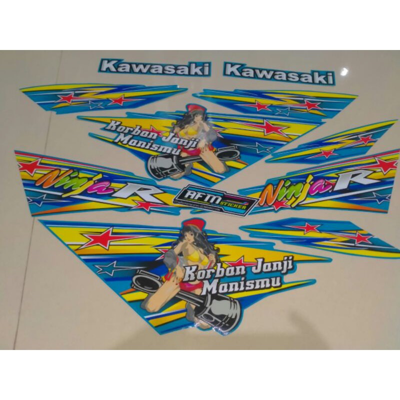 Striping Ninja R || Striping Variasi Ninja R