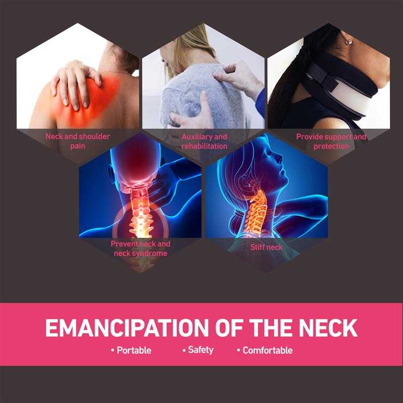 Bantal Terapi Leher / Penyangga Leher Ergonomic Neck Collar Support Brace / Bantal Terapi Pemijat Magnetik Penopang Leher Sakit Terapi Medis Anak Dewasa / Pemulihan Leher Dan Punggung Cidera / Alat Terapi Leher Dan Pundak Pereda Sakit Elastis Serbaguna