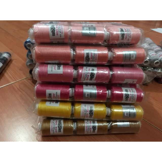 Benang Jahit Tambang ROPE BRAND PREMIUM Kualitas Super Polyster 1Lusin (12Pcs)