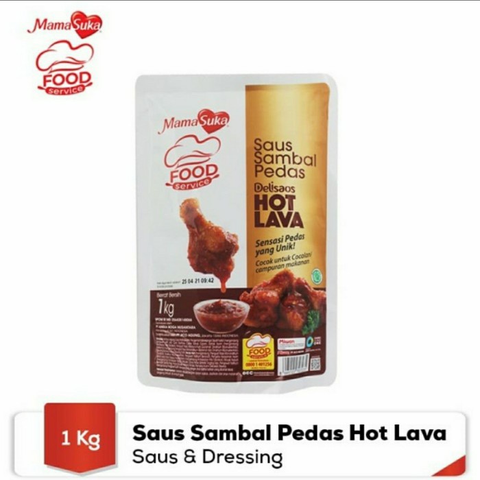 

Siap Kirim Mamasuka Delisaos Hot Lava 1 Kg Pouch Refill Murah