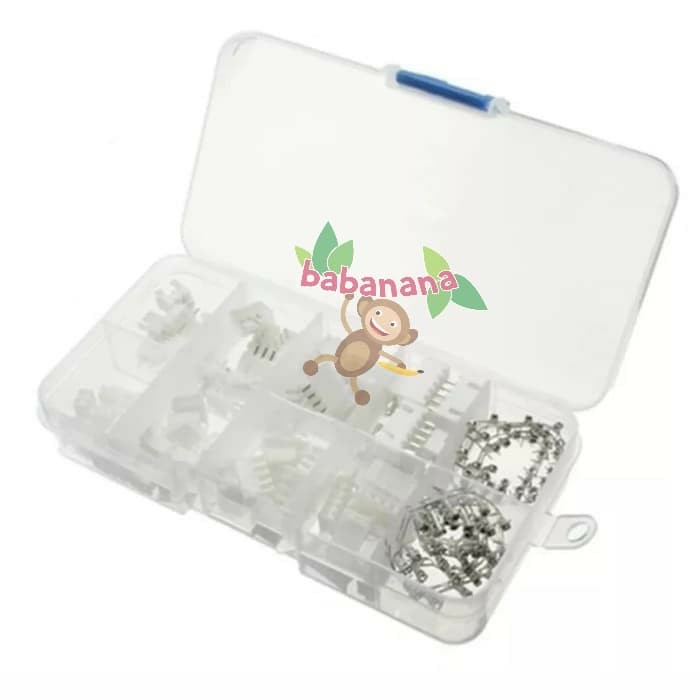 JST Kit 2p 3p 4p 5p 2.0mm Terminal Housing PCB Header Wire Connector