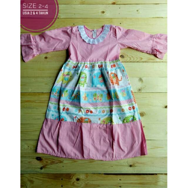 Gamis anak katun jepang