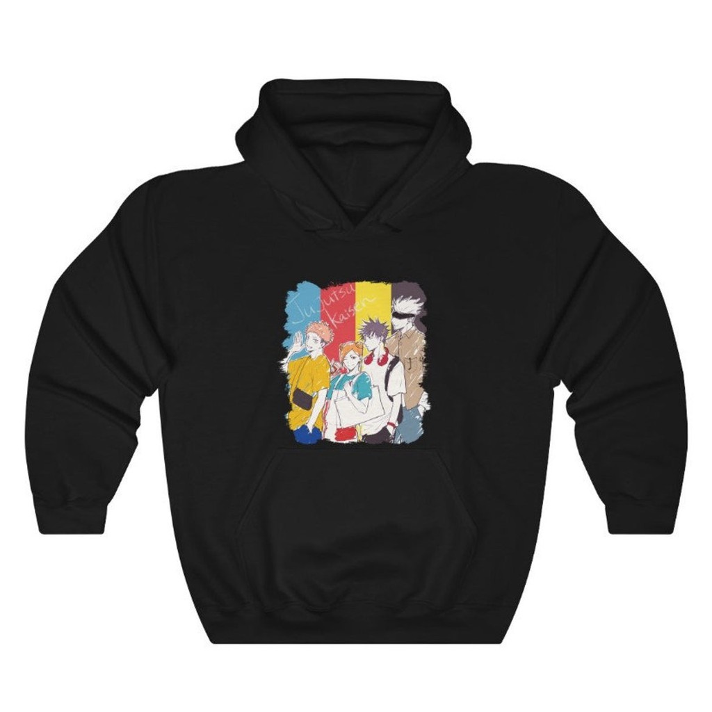 Hoodie Jujutsu Kaisen Art Anime Manga Character Premium Quality