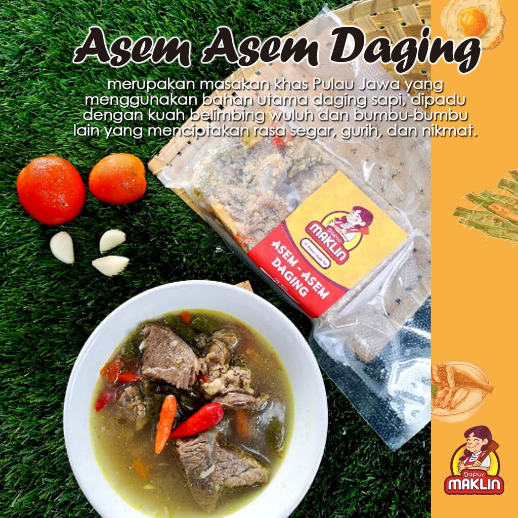 

Asem Asem Daging Frozen Food Ready to Eat / Siap Makan Surabaya