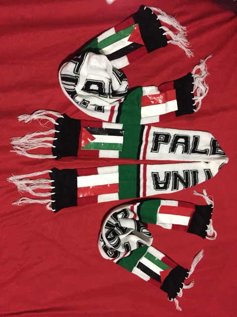 syal palestine rajutan bendera press