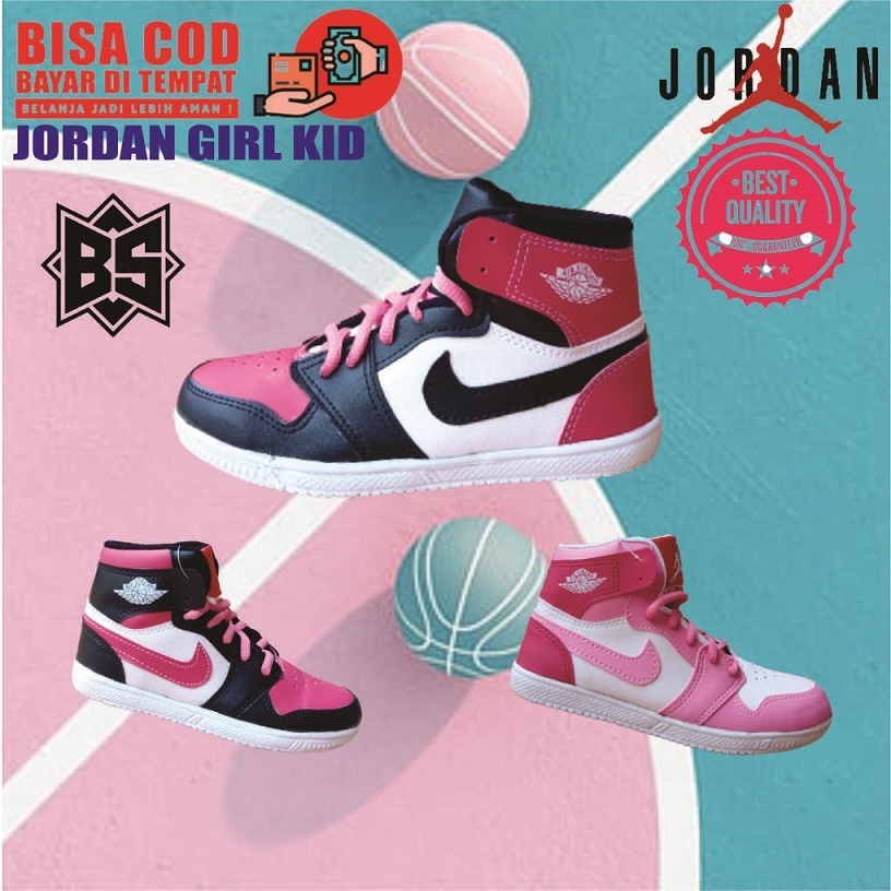 SEPATU BOOT CEWEK / SEPATU BOOT PINK SD / SEPATU PINK ANAK SD