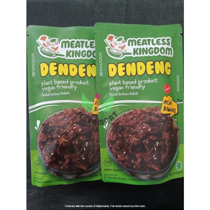

Meatless Kingdom Dendeng Plant Based 150g Product Vegan Dendeng Vegan