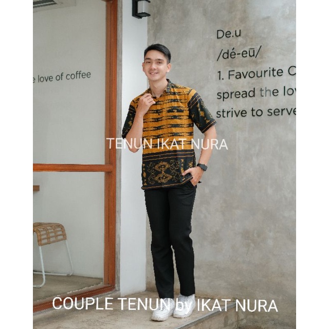 ( READY STOK ) DRESS SABRINA Couple Tenun Lebaran Baju Kondangan