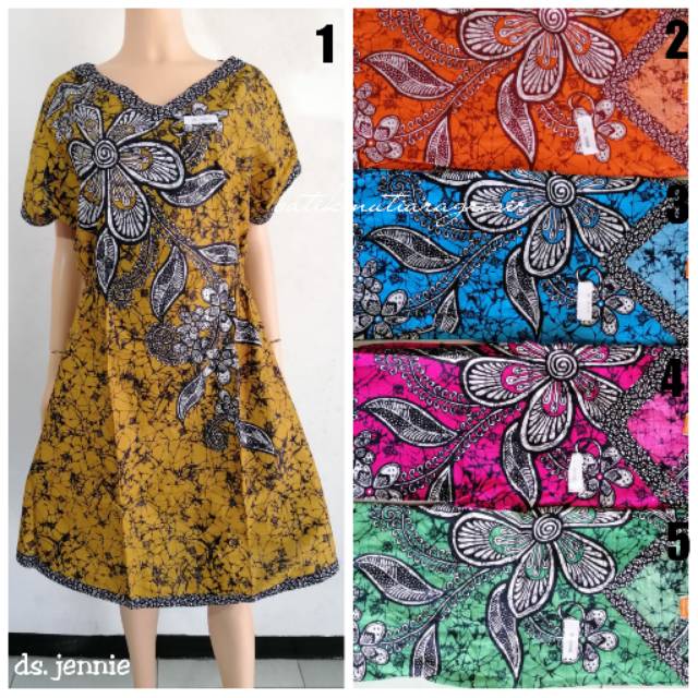 DRESS BATIK JENNIE HAP LD 100 ADEM