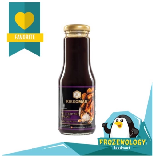 

Kikkoman Garlic Teriyaki Sauce HALAL Saus Teryaki Bawang 300 g Praktis