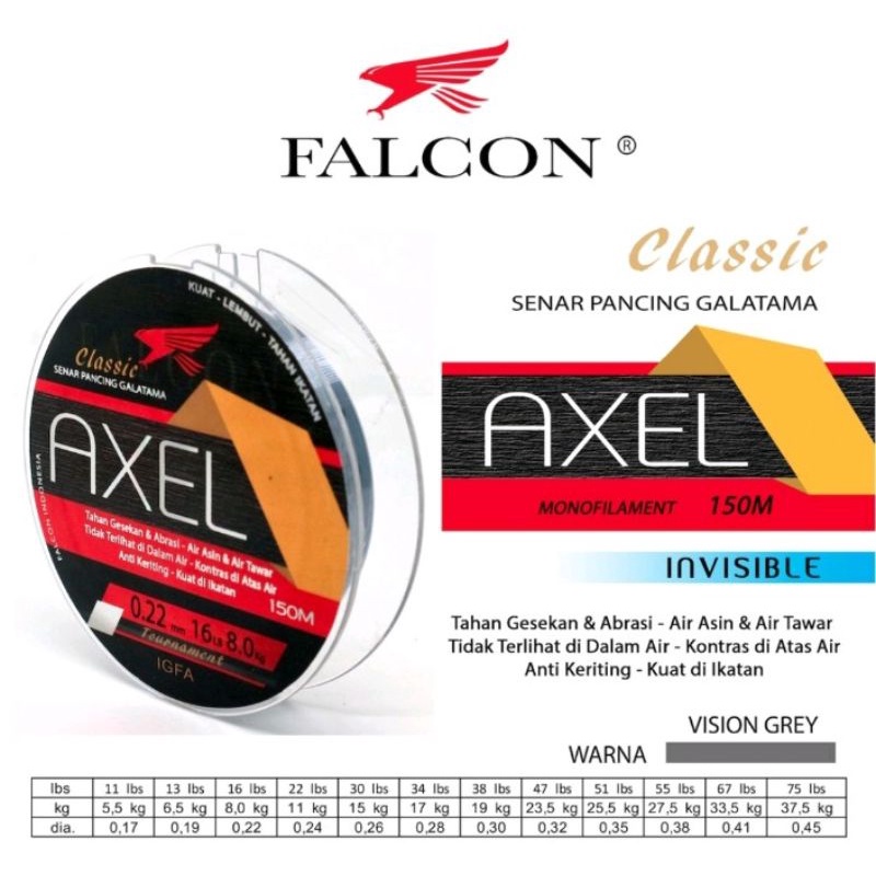 senar Falcon Axel 150m