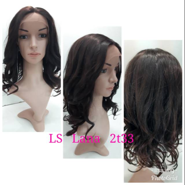Lace front wig