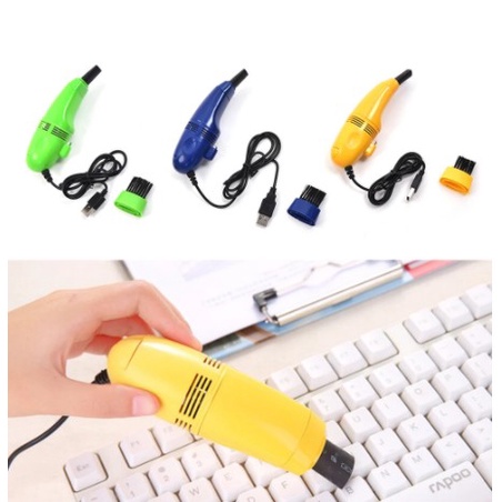 Mini USB Vacuum Cleaner untuk Komputer Laptop Penghisap debu Computer - Hitam