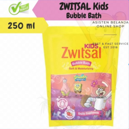 Zwitsal Kids Spongebob Bubble Bath Soft &amp; Moisturising / Clean and Fresh / Natural Nourishing Care 250 ml 250ml