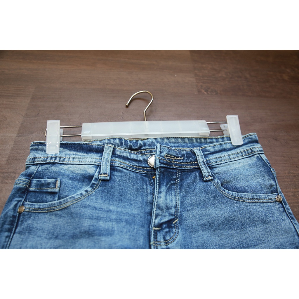 HOPYLOVY Celana Boyfriend Jeans Wanita Ripped High Waist HW Unfinished Renita