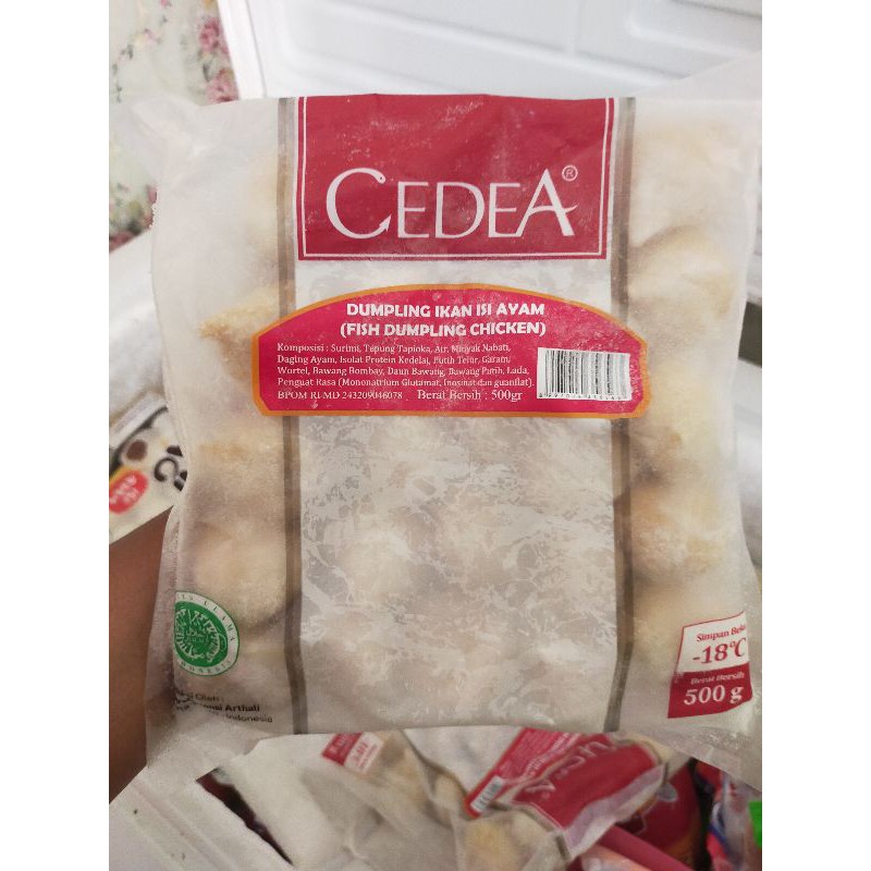 

cedea fish dumpling chicken 500 gram