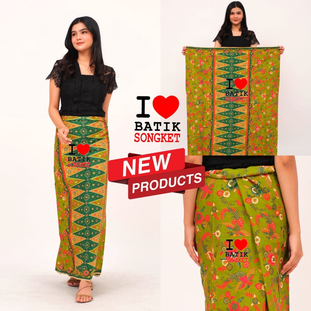 SARUNG BETAWI MOTIF 9 HIJAU BURUNG IJO GREEN DAUN BOTOL ARMY TUMPAL PUCUK REBUNG BAHAN KAIN BATIK JA
