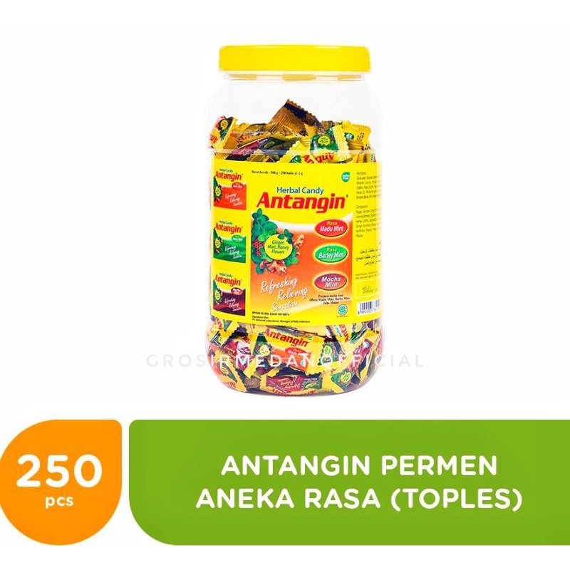 ANTANGIN PERMEN toples besar CAMPUR RASA TOPLES ISI 250