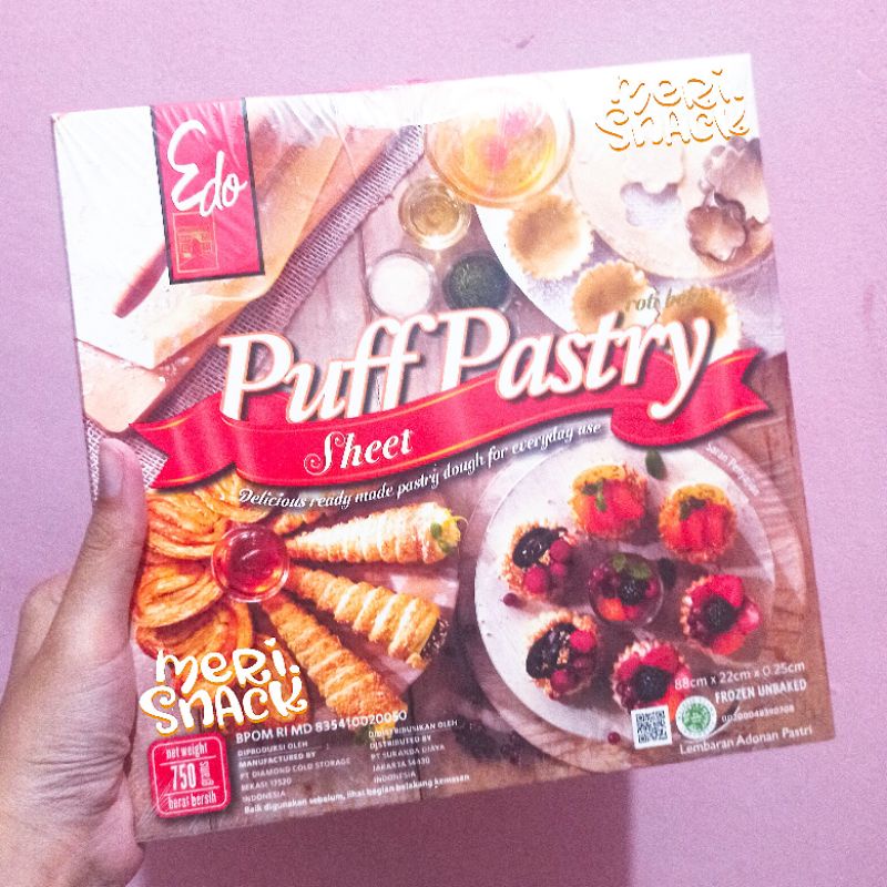 

Puff Pastry Sheet Edo 750gr