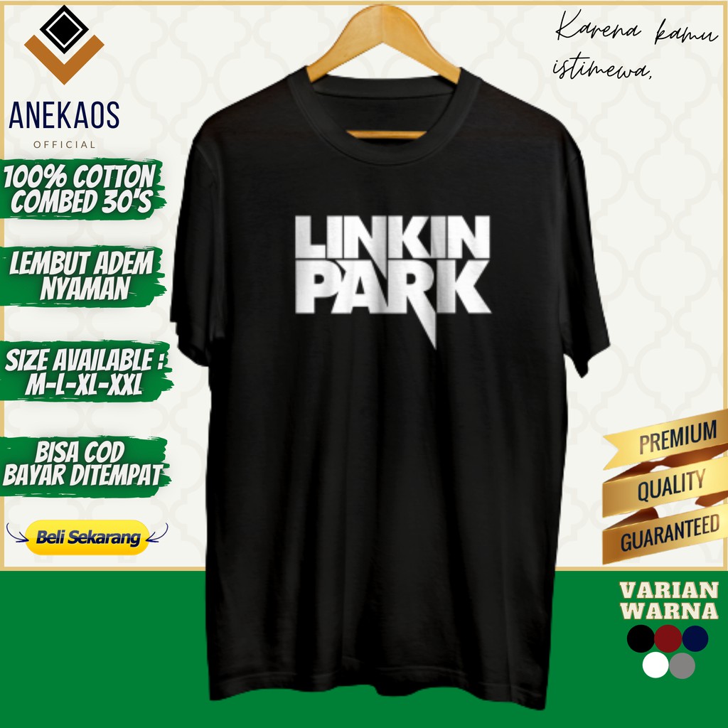 Kaos Band Linkin Park Kaos Distro Murah Baju Distro Musik Kaos Band LinkinPark Terbaru