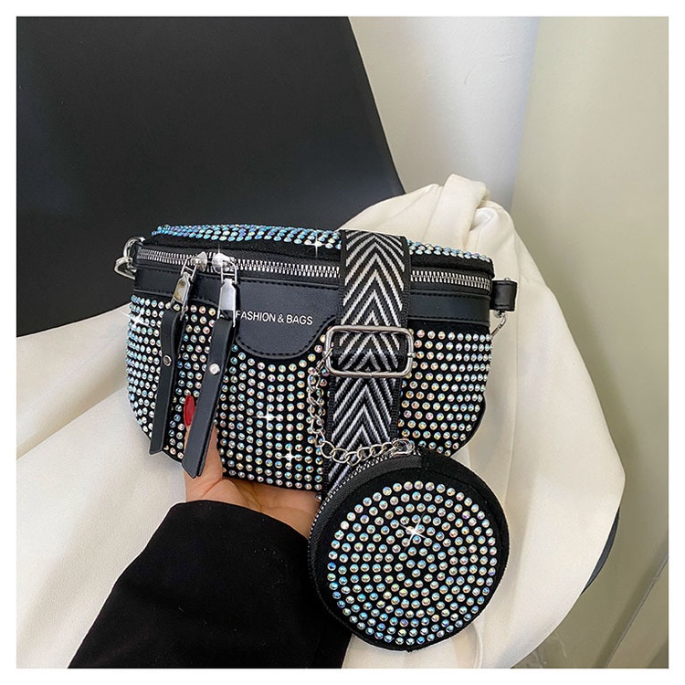 Funatic Tas Selempang Wanita Manik Model Kekinian Import Fashion Tas Bahu Korea FA1046