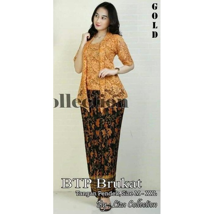 Set Kebaya Brokat BTP Rok Panjang Kebaya Modern