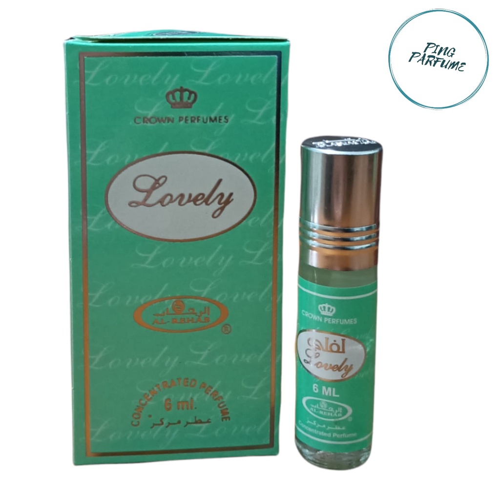 Parfum Arab Lovely Al-rehab kemasan 6ml