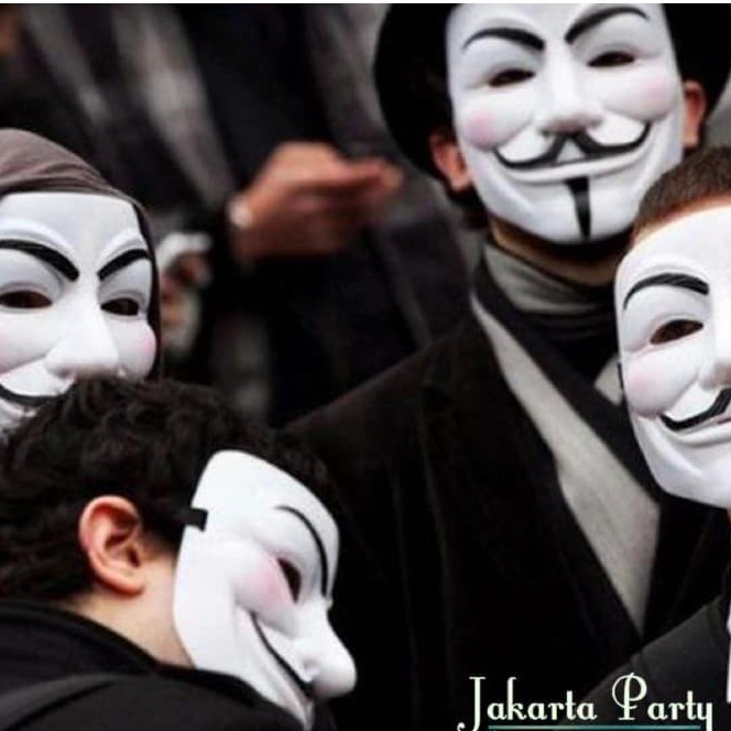 Topeng Vendetta Mask Occupy Anonymous Cosplay