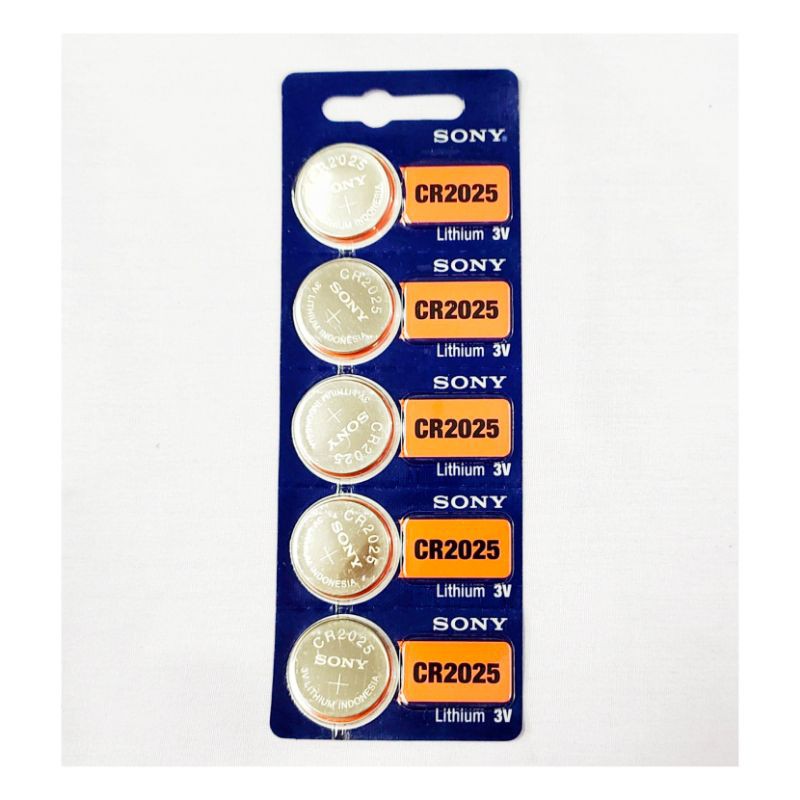 Baterai Batere Battery Lithium Murata Sony CR 2025 Kancing