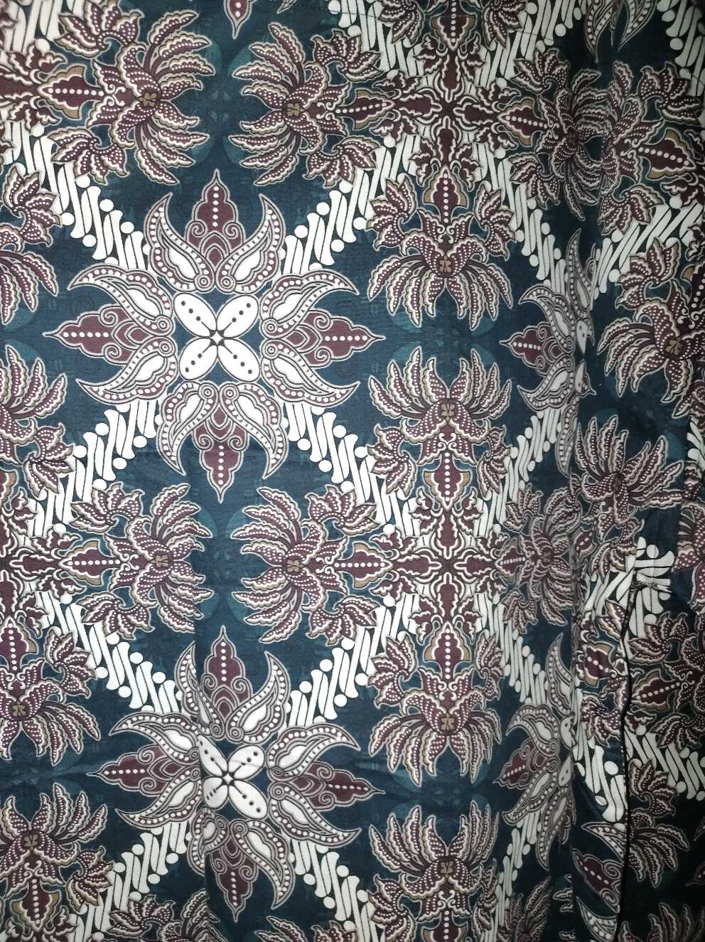 Manzone Kemeja Batik Pria Lengan Pendek Modern Fit Karaka 6-bestbuy-navy