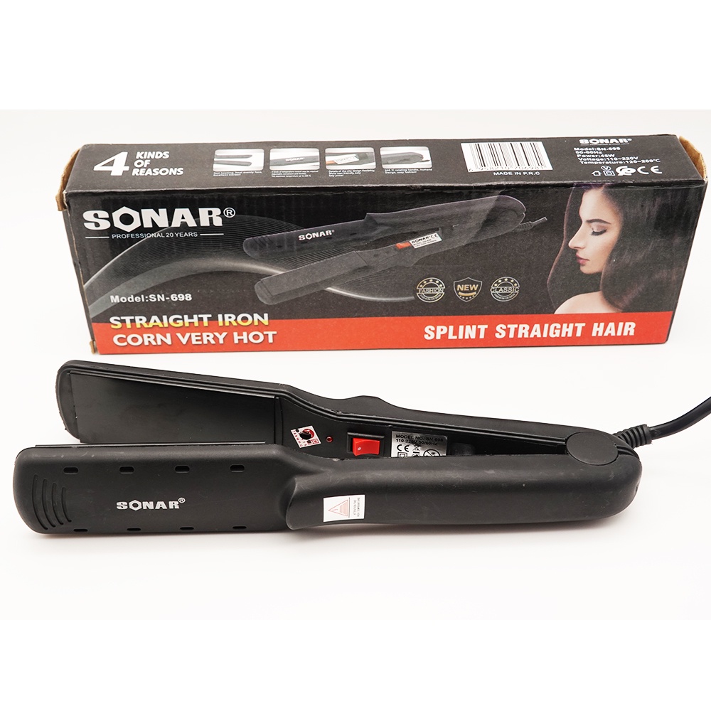 CATOK CATOKAN RAMBUT SONAR SN698 BLACK HITAM/ CATOK LURUS SONAR MURAH