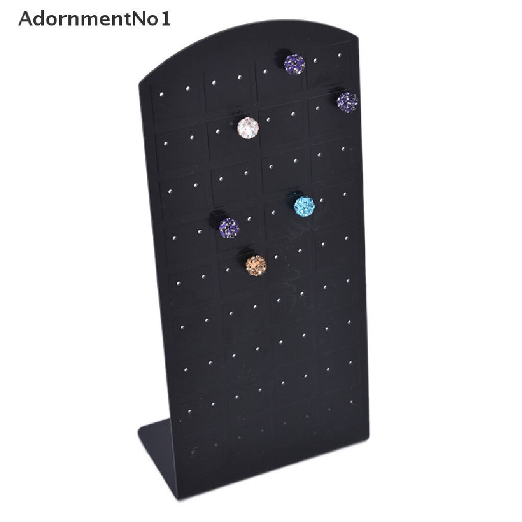 (AdornmentNo1) Stand Display / Organizer Anting 24 / 48 / 72 Lubang Bahan Plastik