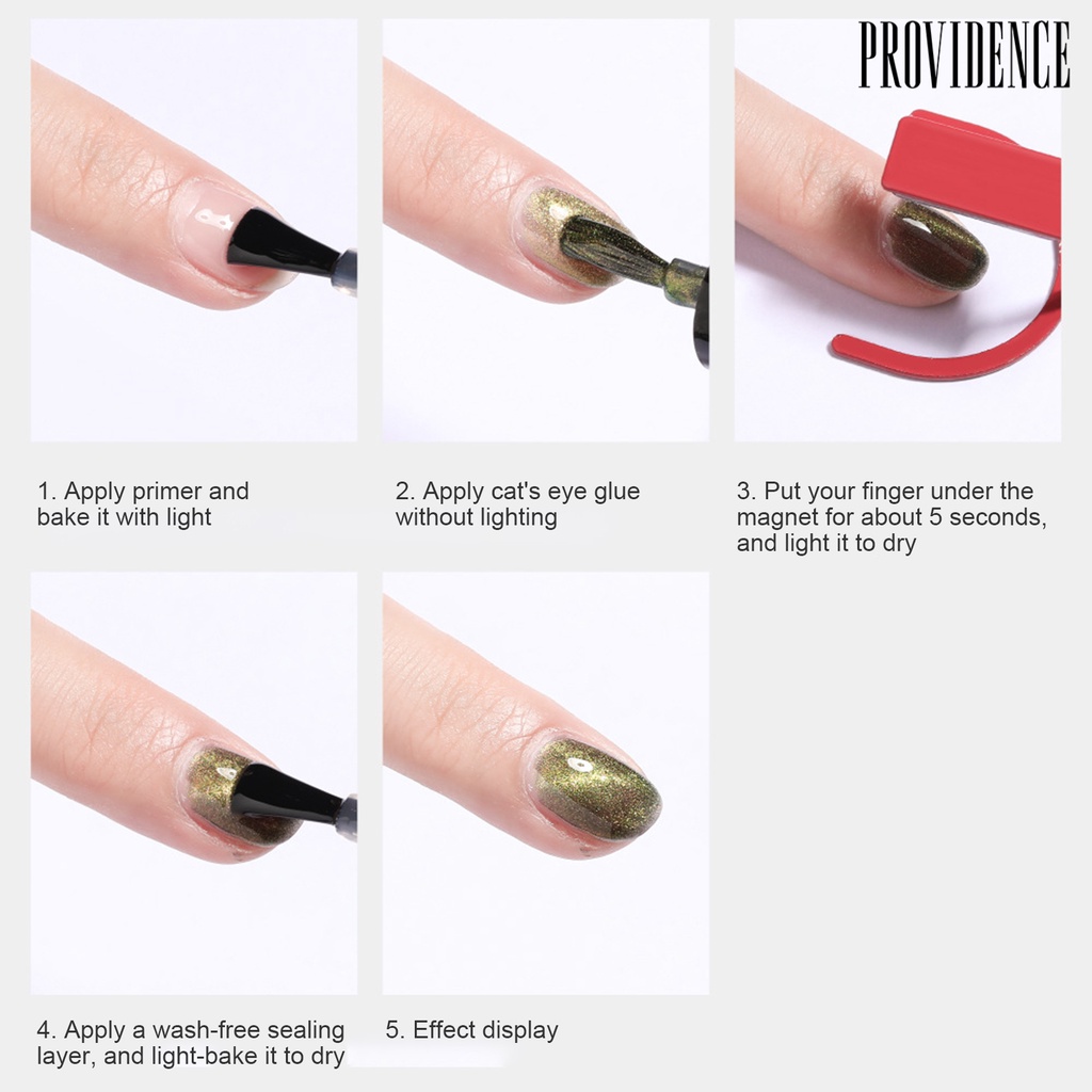 Providence Nail Art Magnet Bracket High Magnetic Compact Free Spin Cat Eye Gel Polish Holder for Women