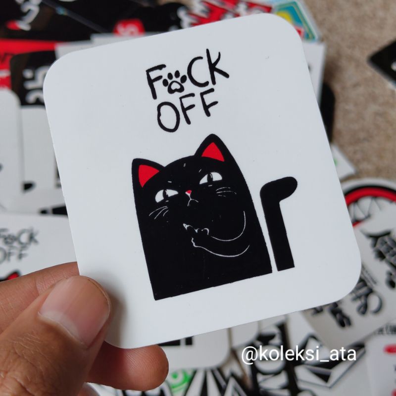 STIKER F*CK OF BERKILAU