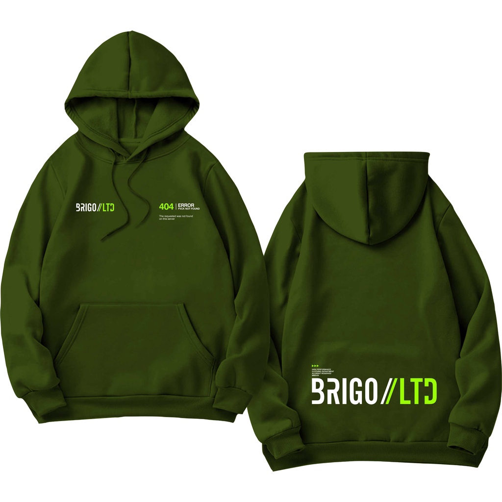 Sweater Hoodie BRIGO eror  404 Sablon DTF Fleece Cotton II BRIGO Jumper Hoodie eror  404 II M-XXL (Pria &amp; Wanita) Free stiker&amp;Gantungan Kunci