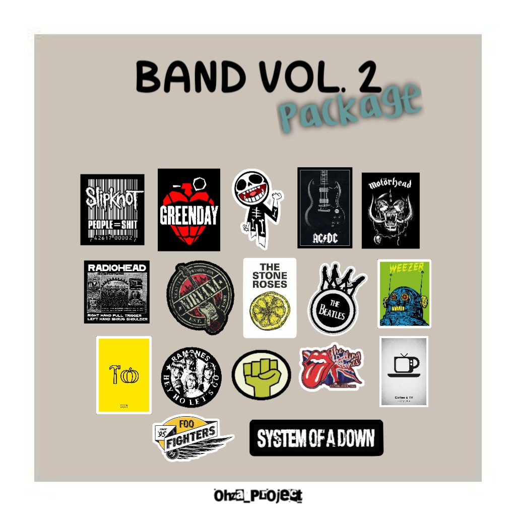 

STICKER TUMBLR BAND VOL. 2 STIKER VINYL CASE HANDPHONE LAPTOP DECAL MOTOR SCRAPBOOK AESTHETIC BUJO