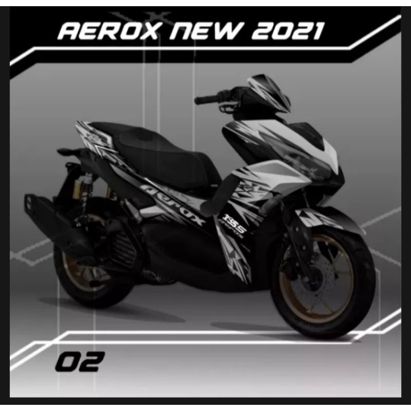 decal sticker motor yamaha aerox new 2021 fullbody