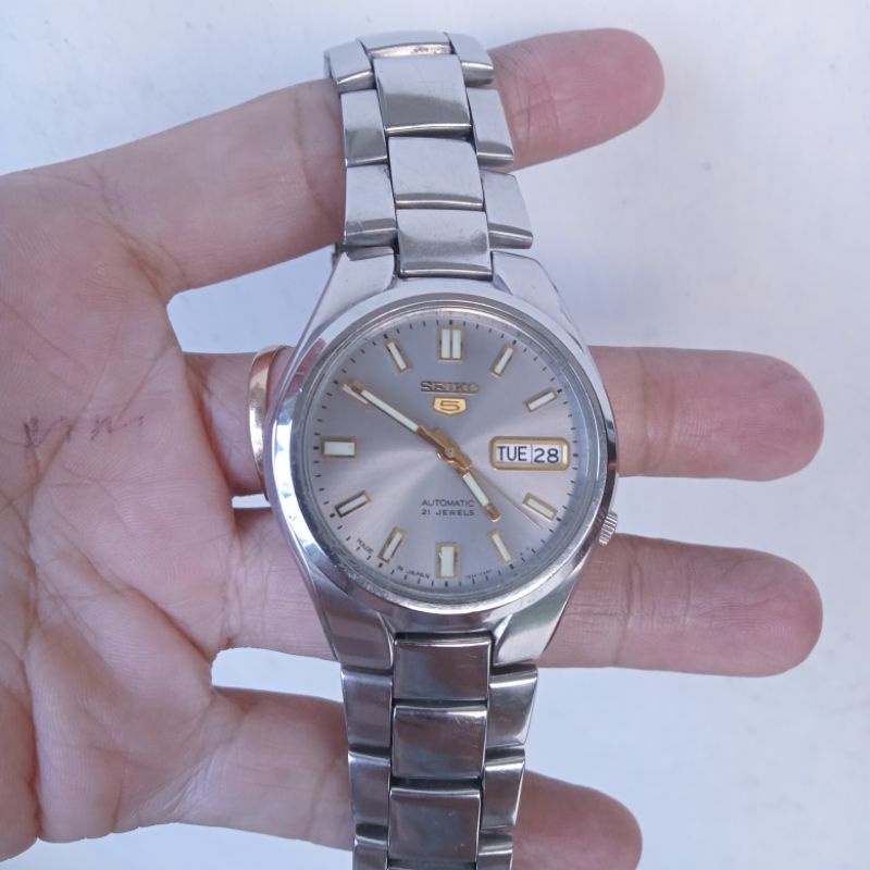 Seiko5 Automatic cal 7s26-02F0 Grey Sunburst Dial