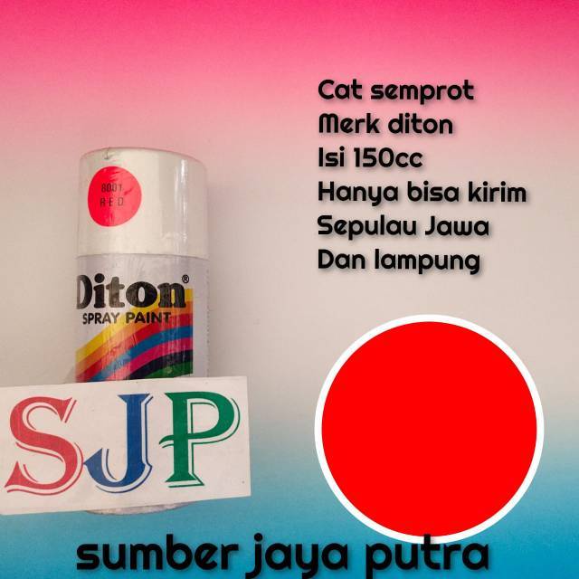 

Diton 8001 red stabilo merah cat semprot pilok pylox pyloc pylok isi 150cc&300cc