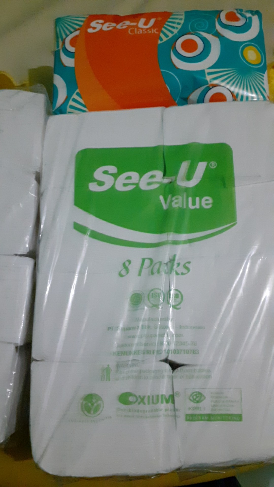 Tisu See-u Pop-up Tissue 8 In 1